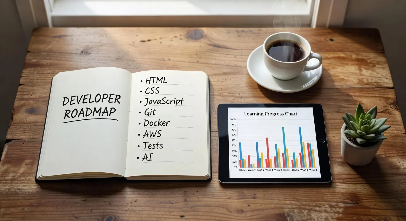 Roadmap des compétences techniques d'un développeur en 2026