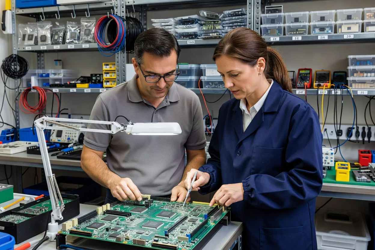 Débogage JTAG d'un système embarqué avec oscilloscope et analyseur logique