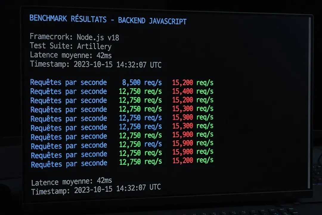 Benchmarks comparatifs Node.js vs Bun vs Deno 2026 — requêtes par seconde et temps de démarrage