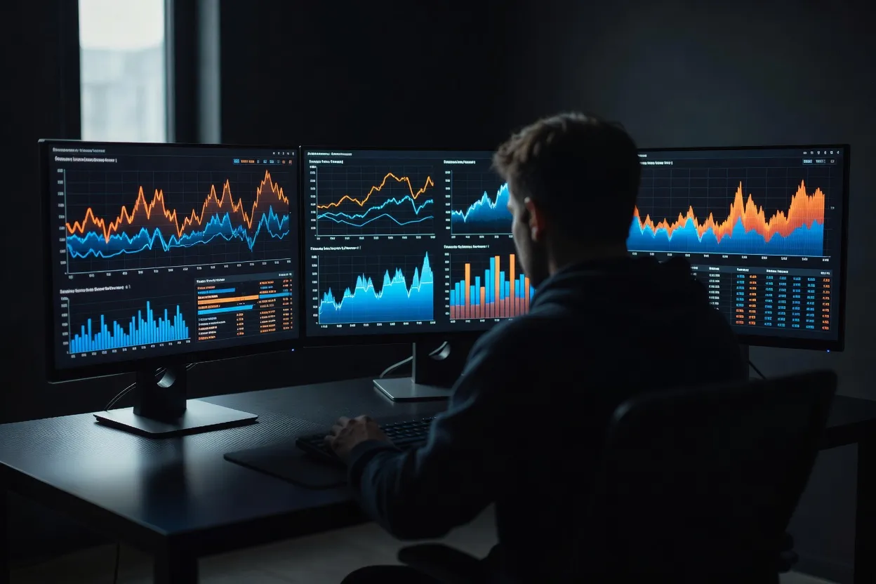 Développeur comparant une architecture backend Go et un service Rust haute performance